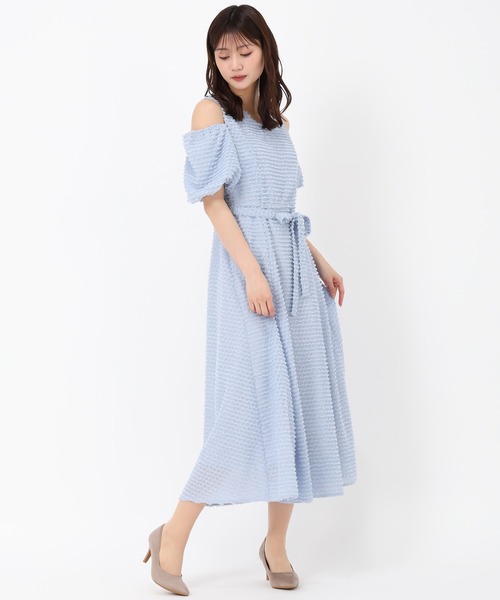 MISCH MASCH(ミッシュマッシュ)の「2wayカットドビーワンピース(ワンピース・レディース・ブルー/ブラック/ホワイト・S/M)」の11枚目の写真