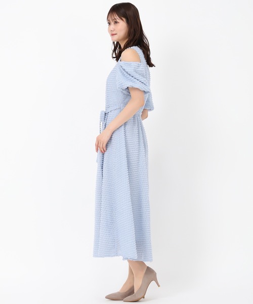 MISCH MASCH(ミッシュマッシュ)の「2wayカットドビーワンピース(ワンピース・レディース・ブルー/ブラック/ホワイト・S/M)」の20枚目の写真
