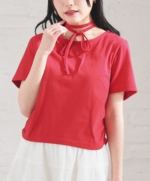 Honeys（ハニーズ）の「チョーカー付トップス（Tシャツ/カットソー・レディース）」