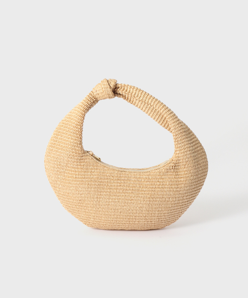 CATERINA BERTINI(カテリーナベルティーニ)の「Caterina Bertini/カテリーナベルティーニ ラフィアサークルバッグ(ハンドバッグ・レディース・ベージュ・FREE)」の8枚目の写真