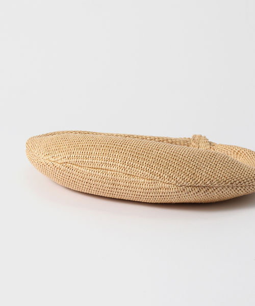 CATERINA BERTINI(カテリーナベルティーニ)の「Caterina Bertini/カテリーナベルティーニ ラフィアサークルバッグ(ハンドバッグ・レディース・ベージュ・FREE)」の9枚目の写真