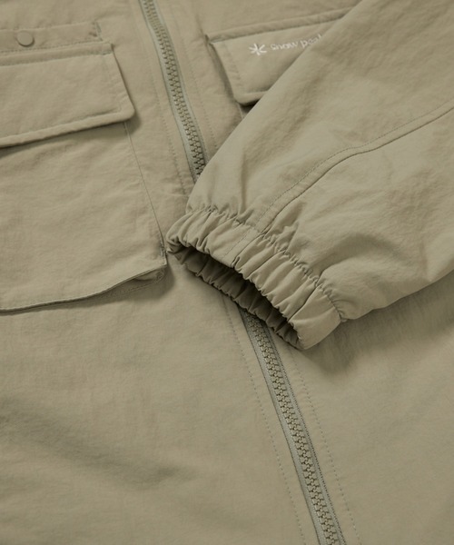 Snow Peak（スノーピーク）の「Snow Peak / Cample Women's Bomber Jacket ボンバージャケット（ノーカラージャケット・レディース・ベージュ/アイボリー/カーキ・L/S/M）」の10枚目の写真