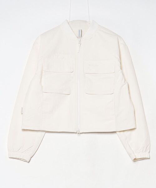 Snow Peak（スノーピーク）の「Snow Peak / Cample Women's Bomber Jacket ボンバージャケット（ノーカラージャケット・レディース・ベージュ/アイボリー/カーキ・L/S/M）」の15枚目の写真