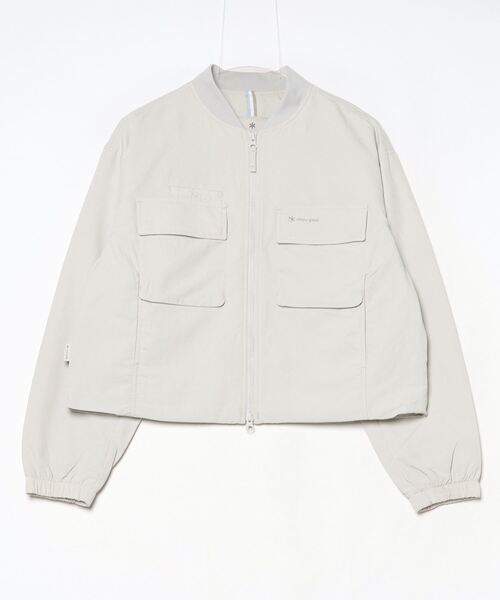 Snow Peak（スノーピーク）の「Snow Peak / Cample Women's Bomber Jacket ボンバージャケット（ノーカラージャケット・レディース・ベージュ/アイボリー/カーキ・L/S/M）」の16枚目の写真