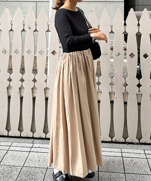 ST.ROONEY(セントルーニー)の「ボートネックリブトップワンピース【低身長・小柄女性向け】(ワンピース・レディース・ブラック系その他/ブラック・XS)」の7枚目の写真