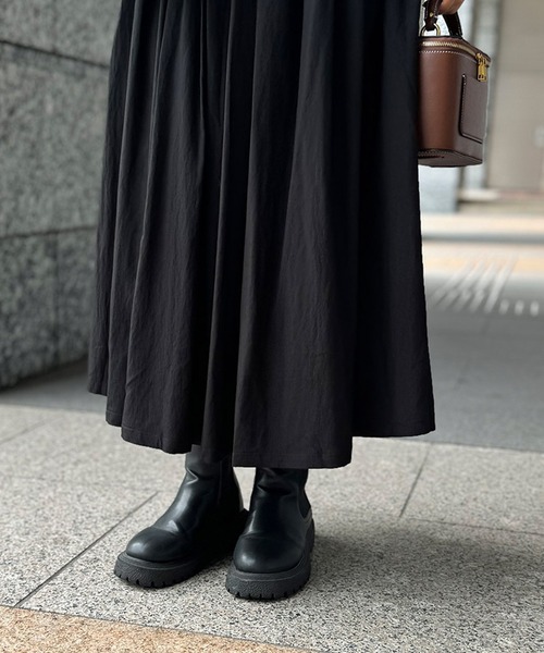 ST.ROONEY(セントルーニー)の「ボートネックリブトップワンピース【低身長・小柄女性向け】(ワンピース・レディース・ブラック系その他/ブラック・XS)」の12枚目の写真