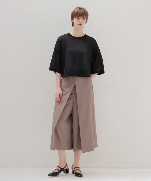 DRESSLAVE(ドレスレイブ)の「paper yarn crew neck T(ペーパーヤーンクルーネックTシャツ)(ニット/セーター・レディース・ブラック/ブルー/ホワイト・38)」の14枚目の写真