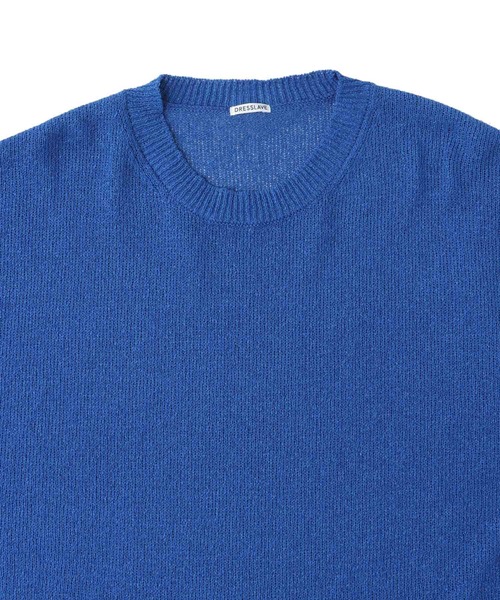 DRESSLAVE(ドレスレイブ)の「paper yarn crew neck T(ペーパーヤーンクルーネックTシャツ)(ニット/セーター・レディース・ブラック/ブルー/ホワイト・38)」の17枚目の写真