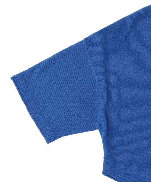DRESSLAVE(ドレスレイブ)の「paper yarn crew neck T(ペーパーヤーンクルーネックTシャツ)(ニット/セーター・レディース・ブラック/ブルー/ホワイト・38)」の18枚目の写真