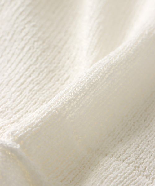 DRESSLAVE(ドレスレイブ)の「paper yarn crew neck T(ペーパーヤーンクルーネックTシャツ)(ニット/セーター・レディース・ブラック/ブルー/ホワイト・38)」の22枚目の写真