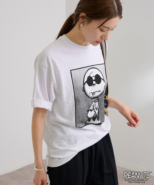 FRAMeWORK(フレームワーク)の「JOHNBULL/ジョンブル PEANUTS CHARLIE BROWN SHADES T(Tシャツ/カットソー・レディース・ホワイト・FREE)」の13枚目の写真