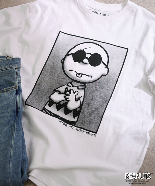 FRAMeWORK(フレームワーク)の「JOHNBULL/ジョンブル PEANUTS CHARLIE BROWN SHADES T(Tシャツ/カットソー・レディース・ホワイト・FREE)」の10枚目の写真