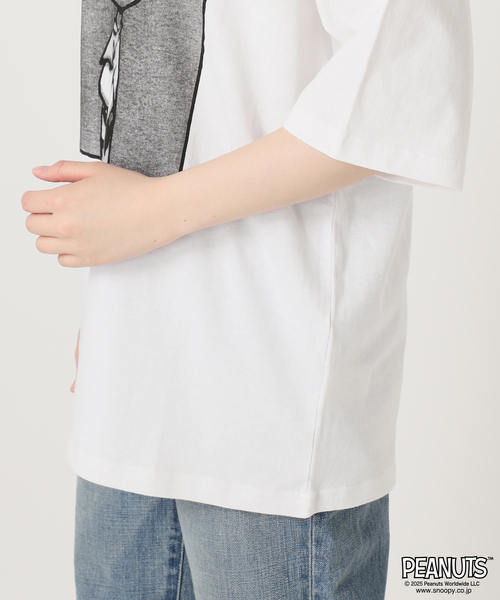FRAMeWORK(フレームワーク)の「JOHNBULL/ジョンブル PEANUTS CHARLIE BROWN SHADES T(Tシャツ/カットソー・レディース・ホワイト・FREE)」の4枚目の写真