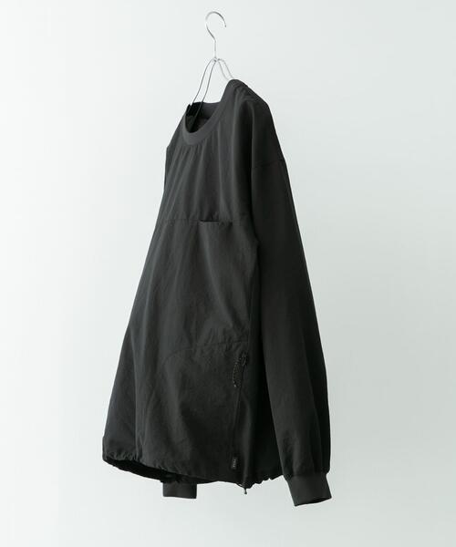 EKAL（エカル）の「『吸水速乾/軽量』DotAir LONG-SLEEVE PULLOVER（Tシャツ/カットソー・メンズ・ネイビー/チャコールグレー/ブラック・MEDIUM/LARGE）」の2枚目の写真