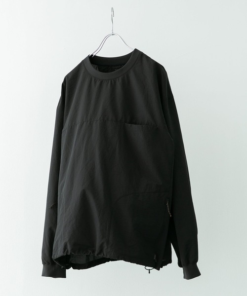 EKAL（エカル）の「『吸水速乾/軽量』DotAir LONG-SLEEVE PULLOVER（Tシャツ/カットソー・メンズ・ネイビー/チャコールグレー/ブラック・MEDIUM/LARGE）」の10枚目の写真