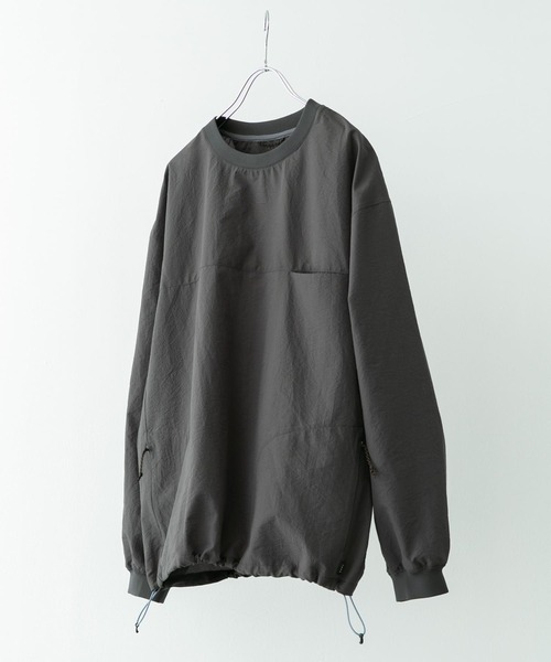 EKAL（エカル）の「『吸水速乾/軽量』DotAir LONG-SLEEVE PULLOVER（Tシャツ/カットソー・メンズ・ネイビー/チャコールグレー/ブラック・MEDIUM/LARGE）」の14枚目の写真