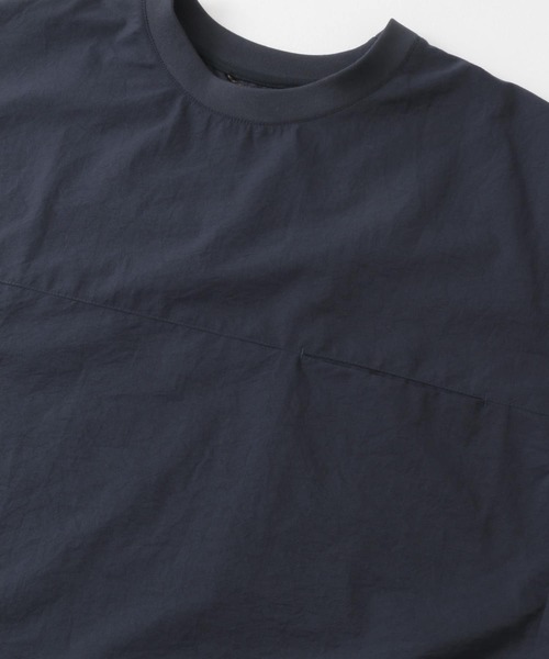 EKAL（エカル）の「『吸水速乾/軽量』DotAir LONG-SLEEVE PULLOVER（Tシャツ/カットソー・メンズ・ネイビー/チャコールグレー/ブラック・MEDIUM/LARGE）」の5枚目の写真