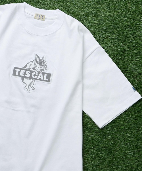 ビクトル・バルデスのサイン入りTシャツ TES CAL FELT WAPPEN BIG T-SHIRT / ビッグシルエットTシャツ（Tシャツ