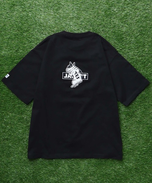 The Endless Summer(エンドレスサマー)の「TES CAL FELT WAPPEN BIG T-SHIRT / ビッグシルエットTシャツ(Tシャツ/カットソー・メンズ・ブラック/ホワイト/ネイビー/ブラウン・X-LARGE/LARGE/MEDIUM/SMALL)」の11枚目の写真