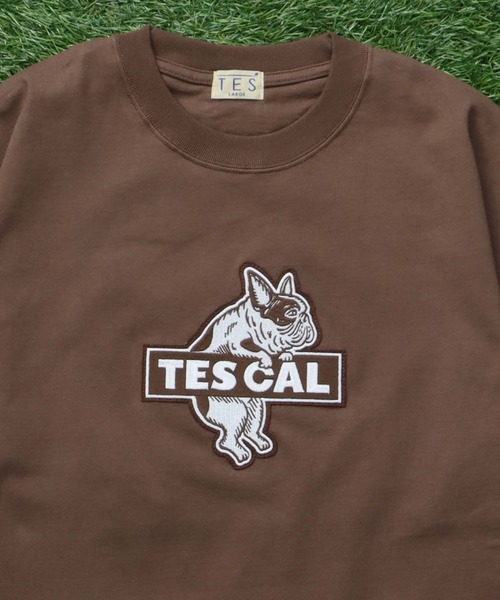 The Endless Summer(エンドレスサマー)の「TES CAL FELT WAPPEN BIG T-SHIRT / ビッグシルエットTシャツ(Tシャツ/カットソー・メンズ・ブラック/ホワイト/ネイビー/ブラウン・X-LARGE/LARGE/MEDIUM/SMALL)」の16枚目の写真