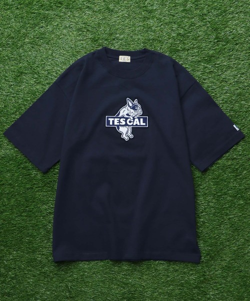 The Endless Summer(エンドレスサマー)の「TES CAL FELT WAPPEN BIG T-SHIRT / ビッグシルエットTシャツ(Tシャツ/カットソー・メンズ・ブラック/ホワイト/ネイビー/ブラウン・X-LARGE/LARGE/MEDIUM/SMALL)」の18枚目の写真