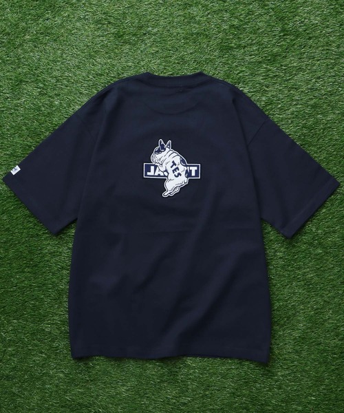 The Endless Summer(エンドレスサマー)の「TES CAL FELT WAPPEN BIG T-SHIRT / ビッグシルエットTシャツ(Tシャツ/カットソー・メンズ・ブラック/ホワイト/ネイビー/ブラウン・X-LARGE/LARGE/MEDIUM/SMALL)」の19枚目の写真