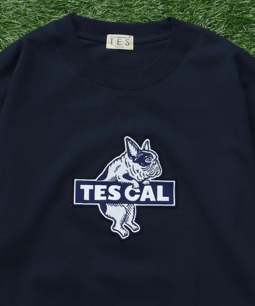 The Endless Summer(エンドレスサマー)の「TES CAL FELT WAPPEN BIG T-SHIRT / ビッグシルエットTシャツ(Tシャツ/カットソー・メンズ・ブラック/ホワイト/ネイビー/ブラウン・X-LARGE/LARGE/MEDIUM/SMALL)」の20枚目の写真