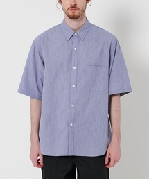 Steven Alan＞ コットン ボイル コードレーン シャツ STANDARD LOOSEを