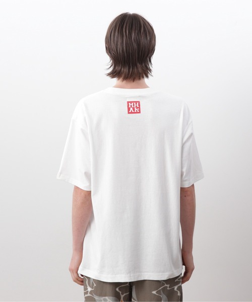 MANASTASH(マナスタッシュ)の「MANASTASH/マナスタッシュ/MHAK LOGO TEE(Tシャツ/カットソー・メンズ・ブラック/オリーブ/ホワイト・S/M/L/XL)」の13枚目の写真
