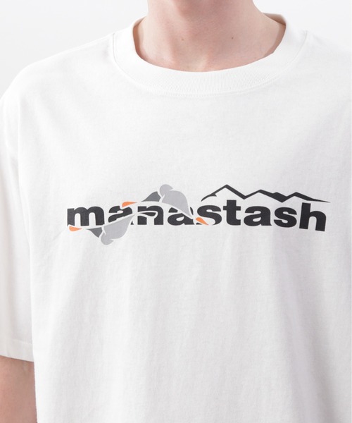MANASTASH(マナスタッシュ)の「MANASTASH/マナスタッシュ/MHAK LOGO TEE(Tシャツ/カットソー・メンズ・ブラック/オリーブ/ホワイト・S/M/L/XL)」の14枚目の写真