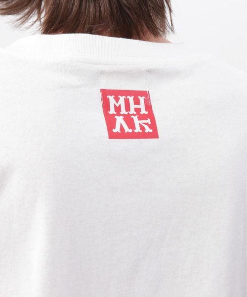 MANASTASH(マナスタッシュ)の「MANASTASH/マナスタッシュ/MHAK LOGO TEE(Tシャツ/カットソー・メンズ・ブラック/オリーブ/ホワイト・S/M/L/XL)」の17枚目の写真