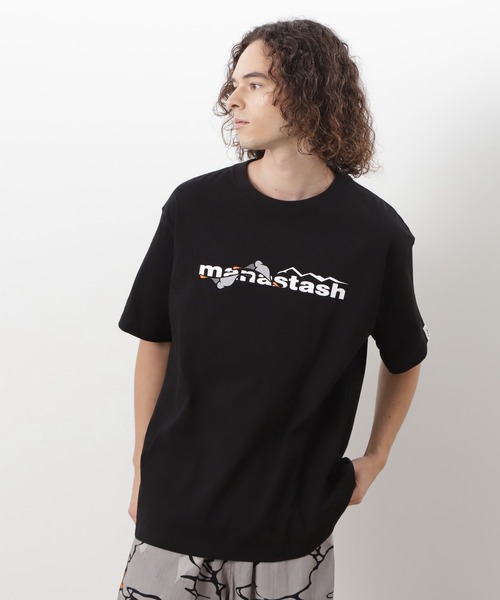 MANASTASH(マナスタッシュ)の「MANASTASH/マナスタッシュ/MHAK LOGO TEE(Tシャツ/カットソー・メンズ・ブラック/オリーブ/ホワイト・S/M/L/XL)」の18枚目の写真
