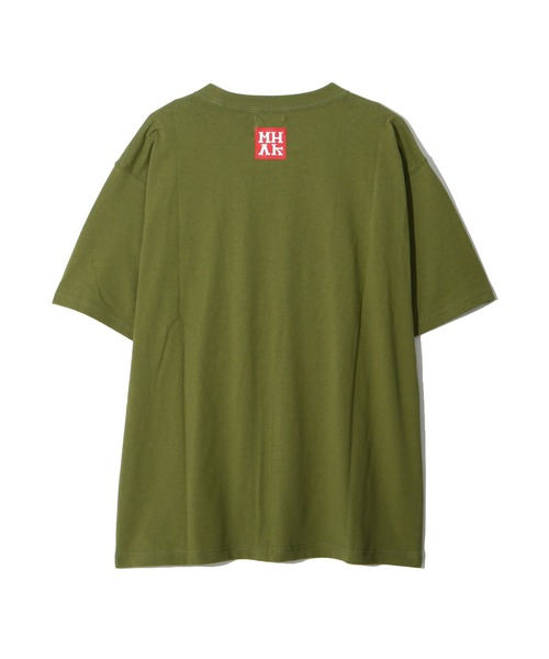 MANASTASH(マナスタッシュ)の「MANASTASH/マナスタッシュ/MHAK LOGO TEE(Tシャツ/カットソー・メンズ・ブラック/オリーブ/ホワイト・S/M/L/XL)」の8枚目の写真