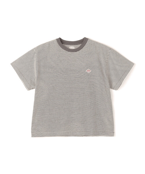 DANTON(ダントン)の「WOMEN'S SHORT SLEEVE SEMI CROP T-SHIRT STRIPE(Tシャツ/カットソー・レディース・ブルー系その他6/グレー系その他/ブルー系その他5/ブルー系その他/ベージュ系その他/レッド系その他・S/M)」の19枚目の写真