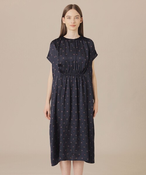 MACKINTOSH LONDON（マッキントッシュ ロンドン）の「Mドットプリントワンピース（ワンピース・レディース・ネイビー・38）」の4枚目の写真