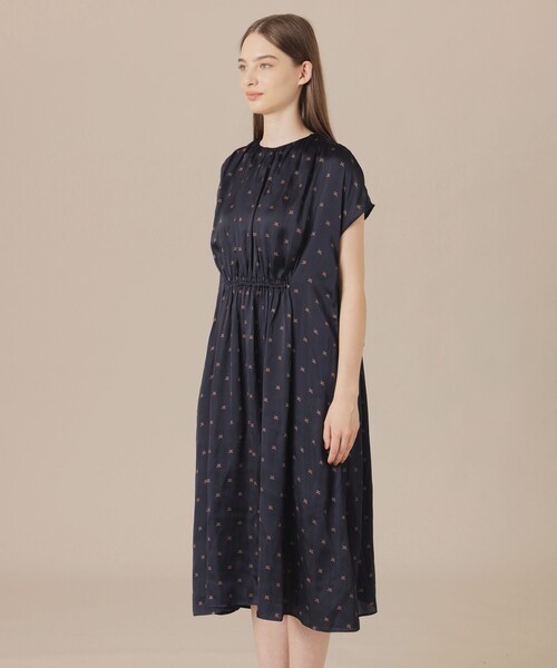 MACKINTOSH LONDON（マッキントッシュ ロンドン）の「Mドットプリントワンピース（ワンピース・レディース・ネイビー・38）」の3枚目の写真