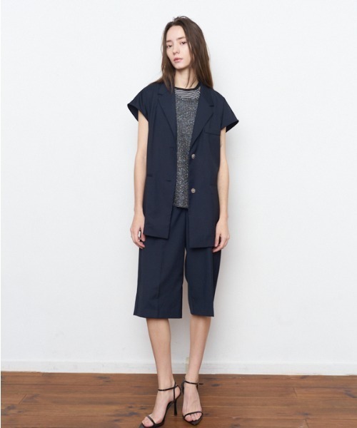 Muel Chic（ミュエルシック）の「Urith half pants ウリスハーフパンツ（その他パンツ・レディース・ネイビー/ベージュ/ピンク・SMALL/MEDIUM）」の22枚目の写真