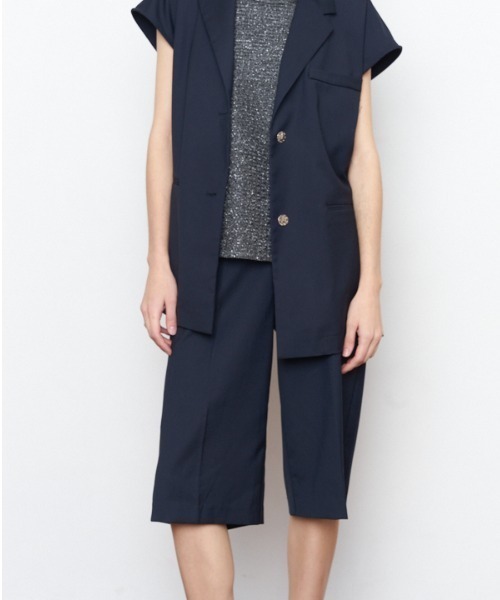 Muel Chic（ミュエルシック）の「Urith half pants ウリスハーフパンツ（その他パンツ・レディース・ネイビー/ベージュ/ピンク・SMALL/MEDIUM）」の17枚目の写真