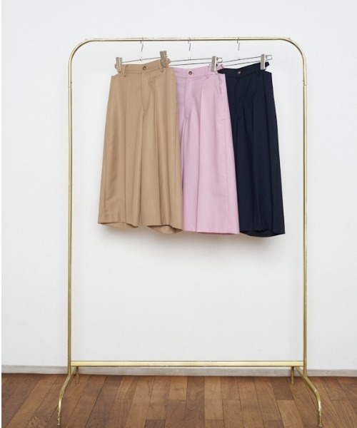 Muel Chic（ミュエルシック）の「Urith half pants ウリスハーフパンツ（その他パンツ・レディース・ネイビー/ベージュ/ピンク・SMALL/MEDIUM）」の8枚目の写真