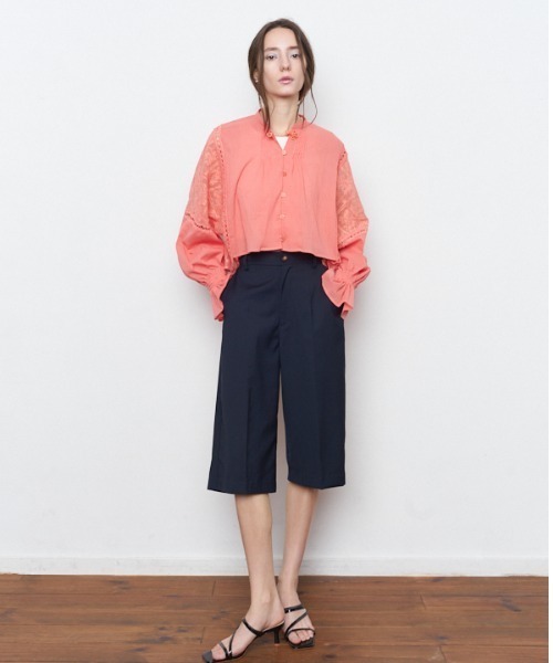 Muel Chic（ミュエルシック）の「Urith half pants ウリスハーフパンツ（その他パンツ・レディース・ネイビー/ベージュ/ピンク・SMALL/MEDIUM）」の19枚目の写真