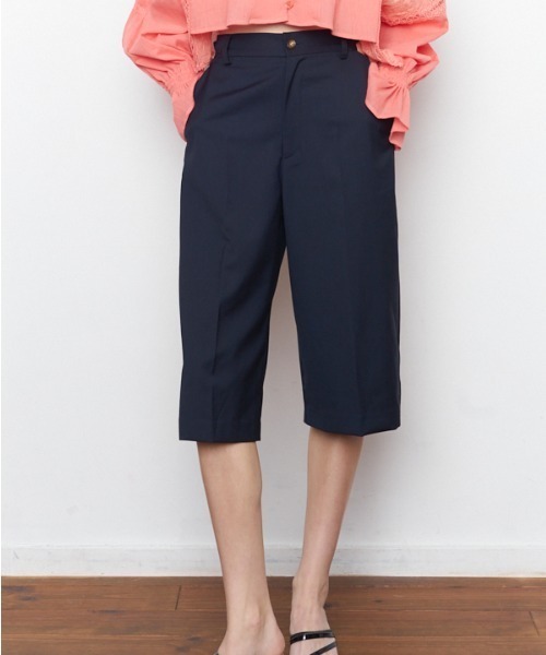 Muel Chic（ミュエルシック）の「Urith half pants ウリスハーフパンツ（その他パンツ・レディース・ネイビー/ベージュ/ピンク・SMALL/MEDIUM）」の16枚目の写真