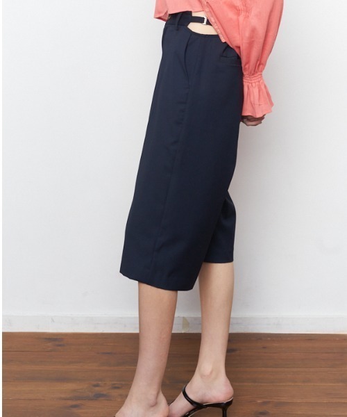 Muel Chic（ミュエルシック）の「Urith half pants ウリスハーフパンツ（その他パンツ・レディース・ネイビー/ベージュ/ピンク・SMALL/MEDIUM）」の18枚目の写真