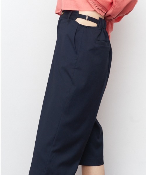 Muel Chic（ミュエルシック）の「Urith half pants ウリスハーフパンツ（その他パンツ・レディース・ネイビー/ベージュ/ピンク・SMALL/MEDIUM）」の20枚目の写真