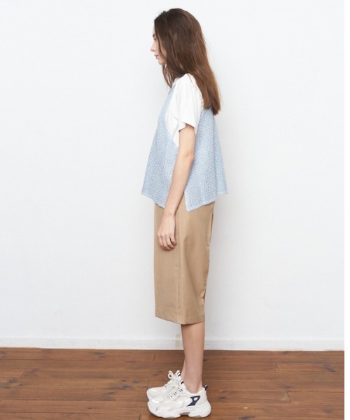Muel Chic（ミュエルシック）の「Urith half pants ウリスハーフパンツ（その他パンツ・レディース・ネイビー/ベージュ/ピンク・SMALL/MEDIUM）」の14枚目の写真