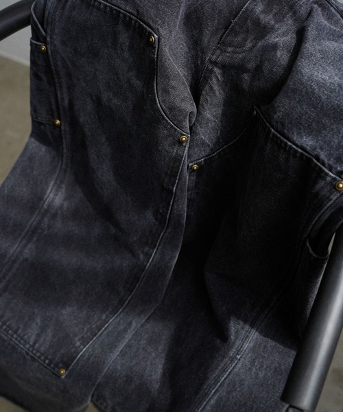 DOUBLE KNEE CURVED SEEM BAGGY DENIM（デニムパンツ）｜WYM