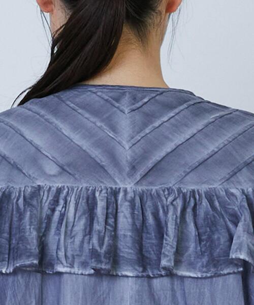 LOISIR(ロワズィール)の「インドピグメントダイデザインブラウス(シャツ/ブラウス・レディース・ピンク/ネイビー・FREE)」の19枚目の写真