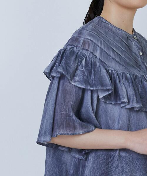 LOISIR(ロワズィール)の「インドピグメントダイデザインブラウス(シャツ/ブラウス・レディース・ピンク/ネイビー・FREE)」の20枚目の写真