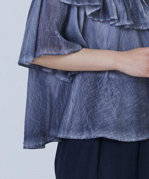 LOISIR(ロワズィール)の「インドピグメントダイデザインブラウス(シャツ/ブラウス・レディース・ピンク/ネイビー・FREE)」の21枚目の写真