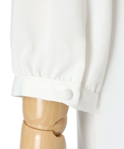 F i.n.t（フィント）の「リトルローズ刺繍カットワーク衿ブラウス【お揃いのローズ刺繍カーディガン展開】/ fint　フィント（シャツ/ブラウス・レディース・ホワイト×ブルー/ホワイト×ピンク/ホワイト×イエロー・FREE）」の13枚目の写真