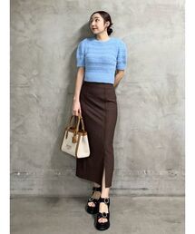SNIDEL | シンプルタイトスカート(スカート)